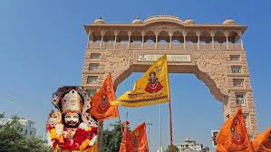 Pilgrims at Shyam Baba Temple, Khatu Shyam Ji